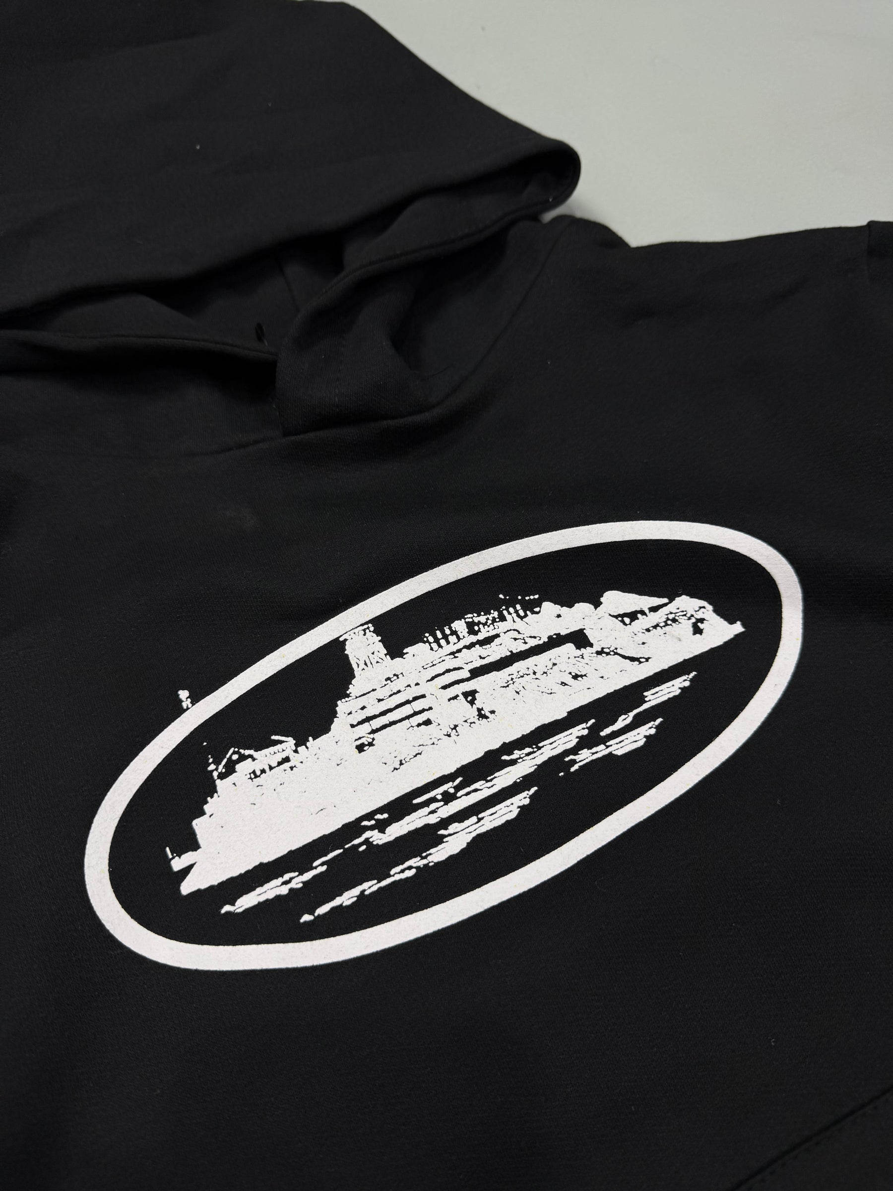 CONJUNTO MOLETOM CORTEIZ ALCATRAZ - BLACK WHITE