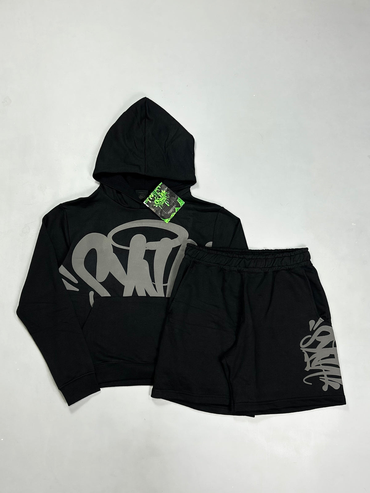 CONJUNTO SYNA WORLD - PRETO/CINZA