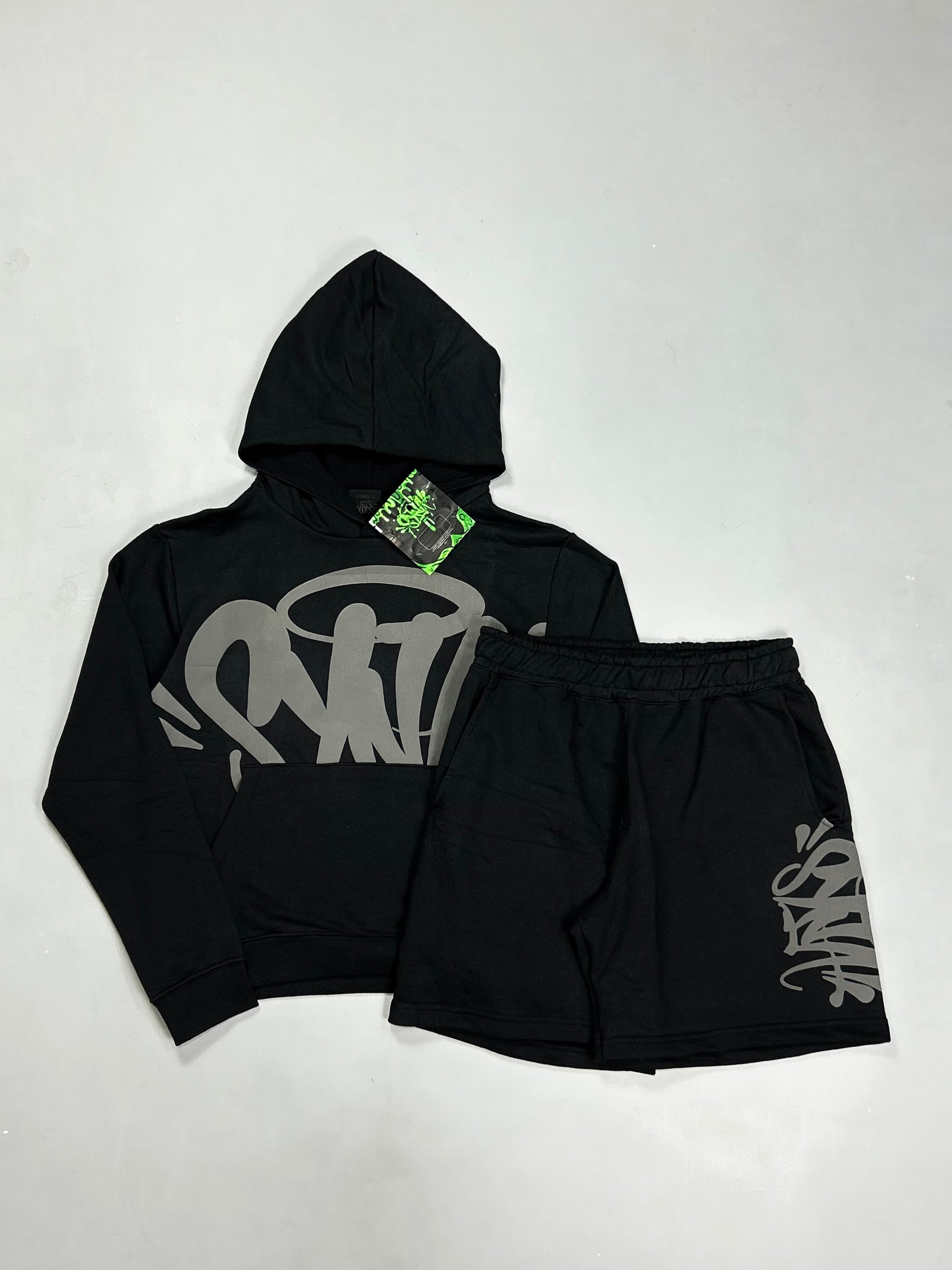 CONJUNTO SYNA WORLD - PRETO/CINZA