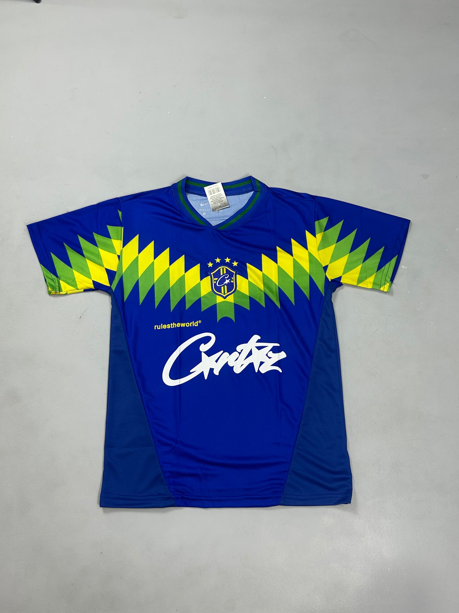 CAMISETA CORTEIZ FUTEBOL BR - AZUL