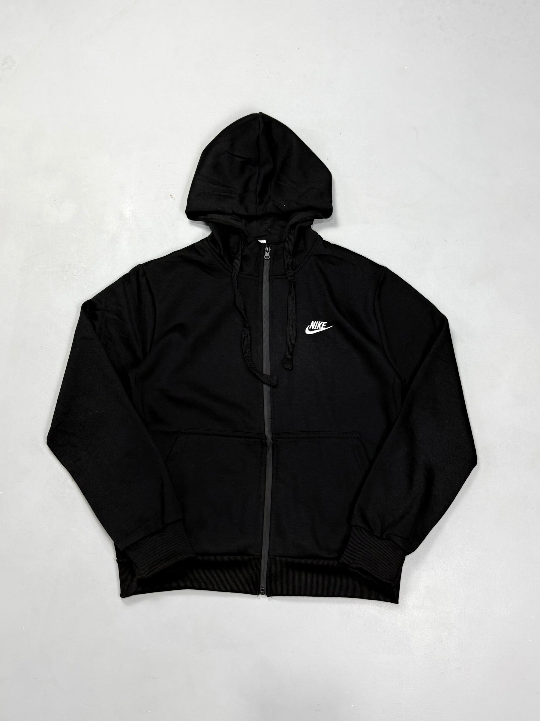MOLETOM NK CLUB C/ ZÍPER - BLACK