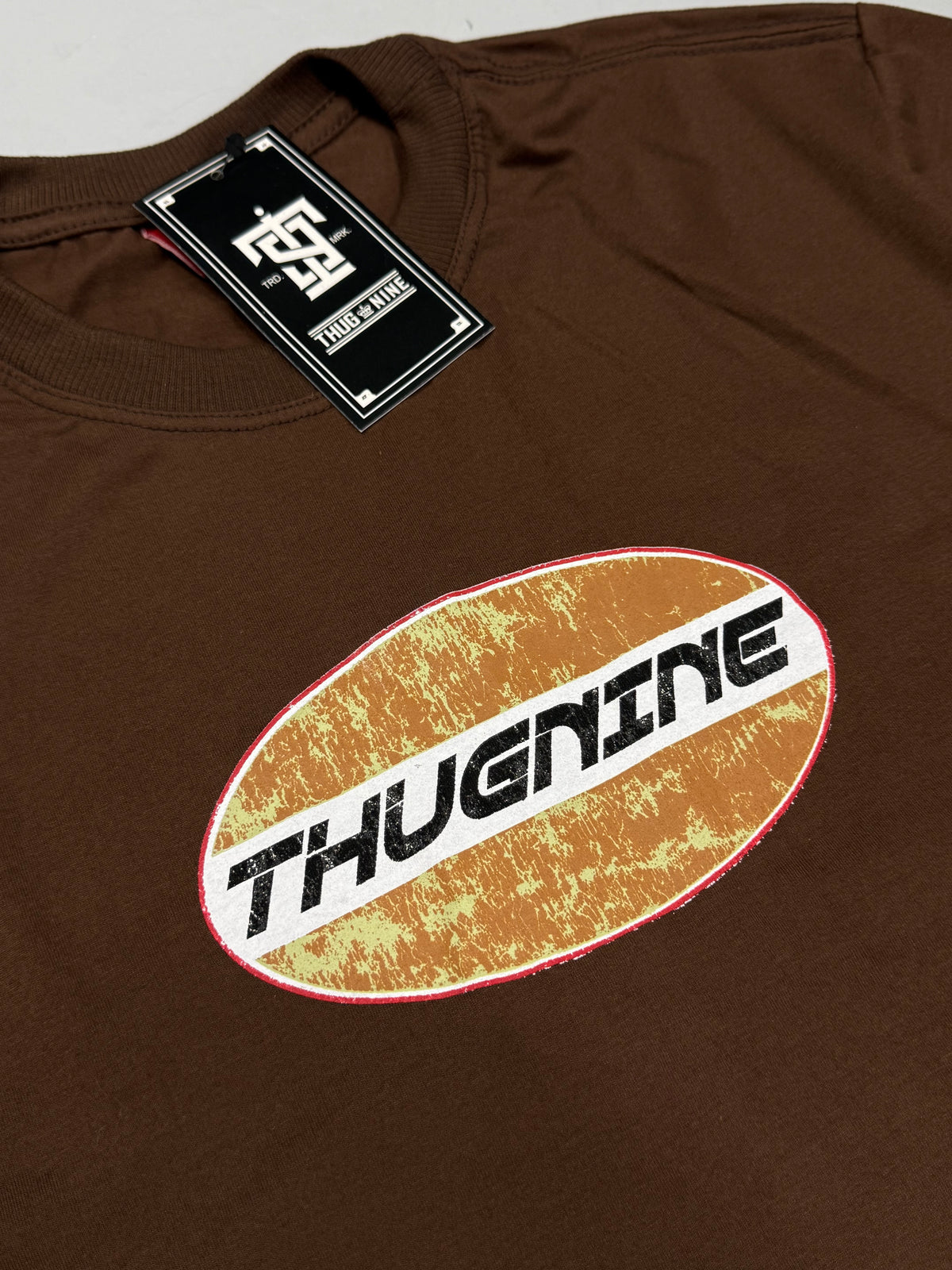 CAMISETA THUG9 STREETWEAR BROWN
