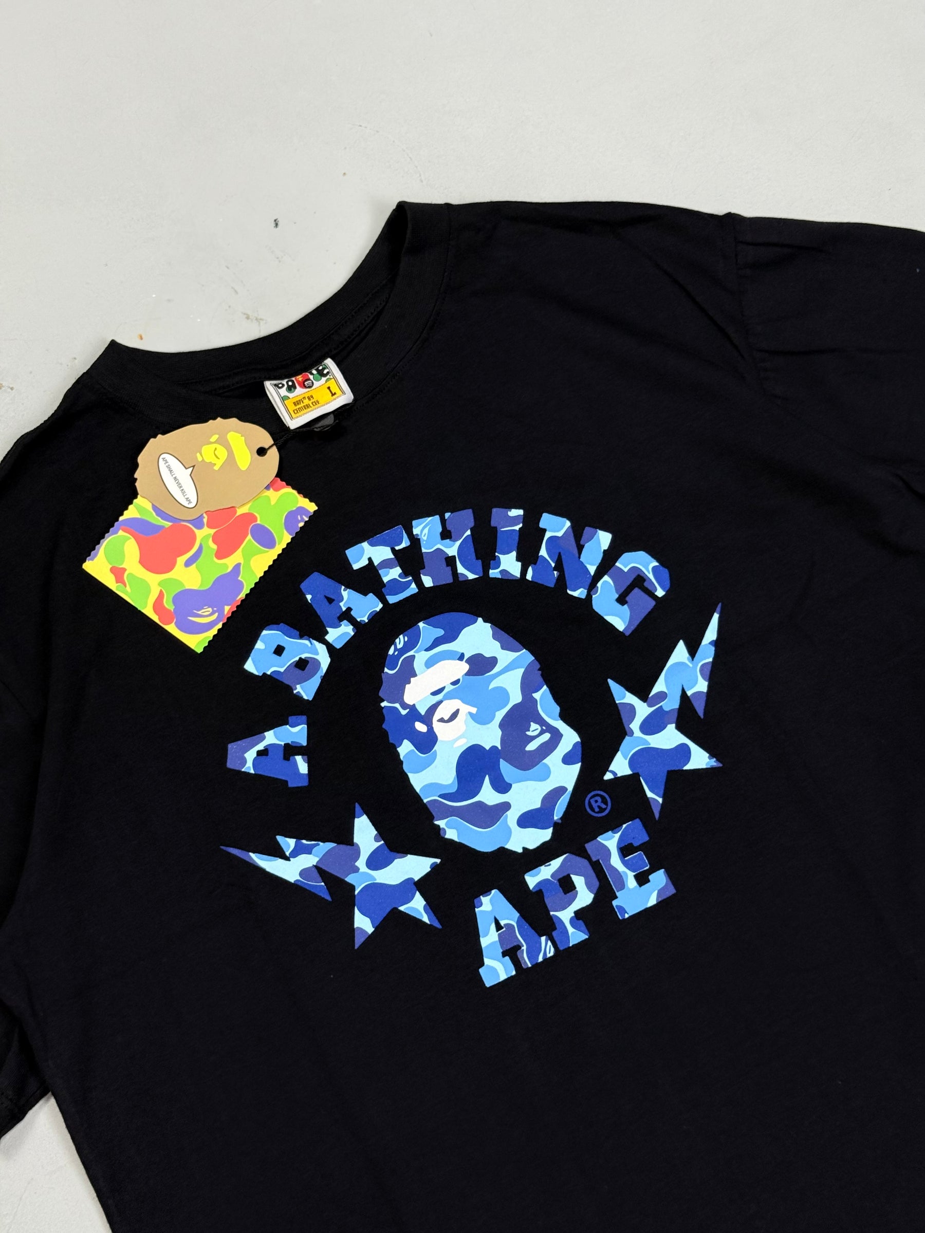 CAMISETA BAPE - BLACK BLUE