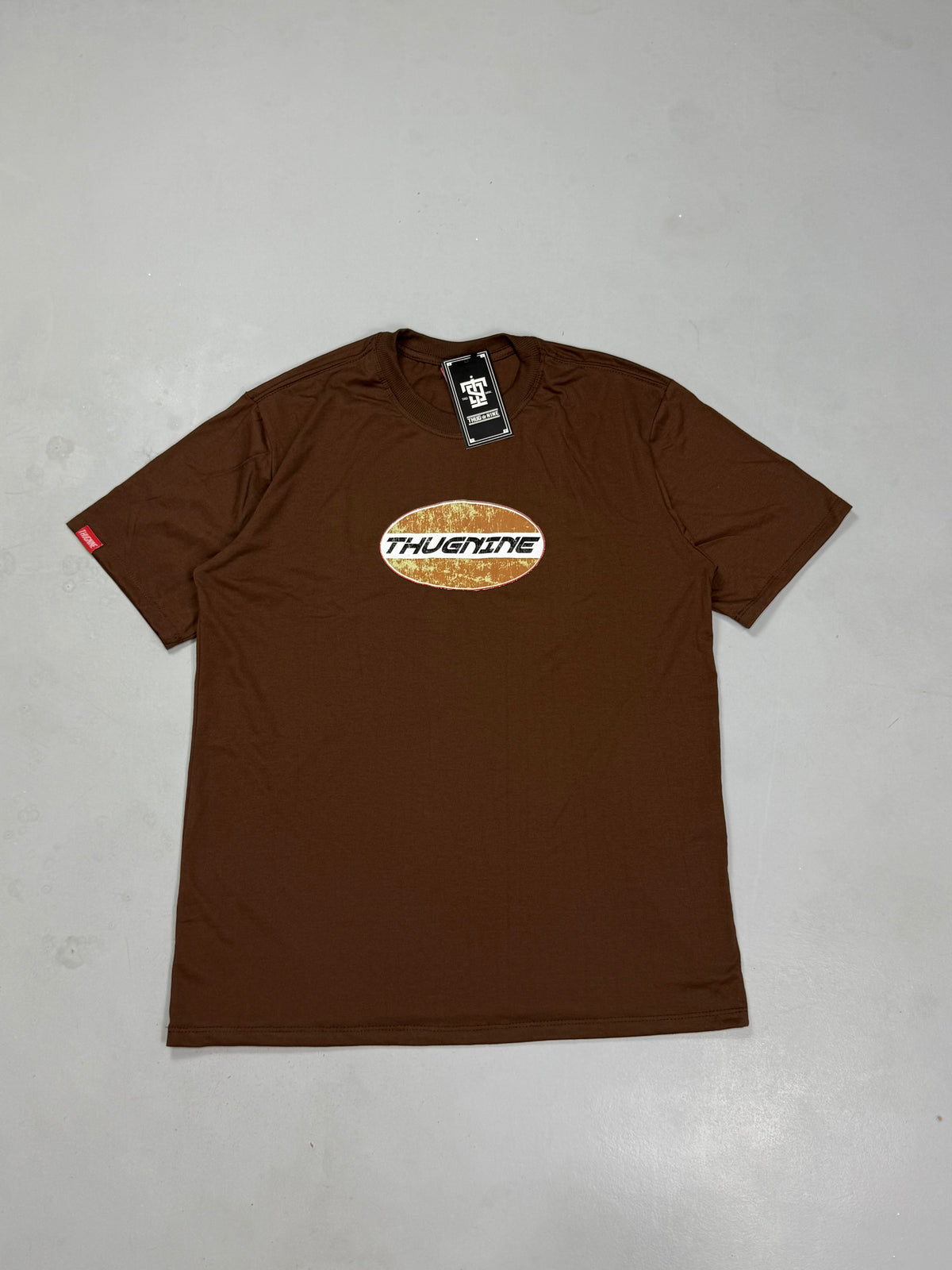 CAMISETA THUG9 STREETWEAR BROWN