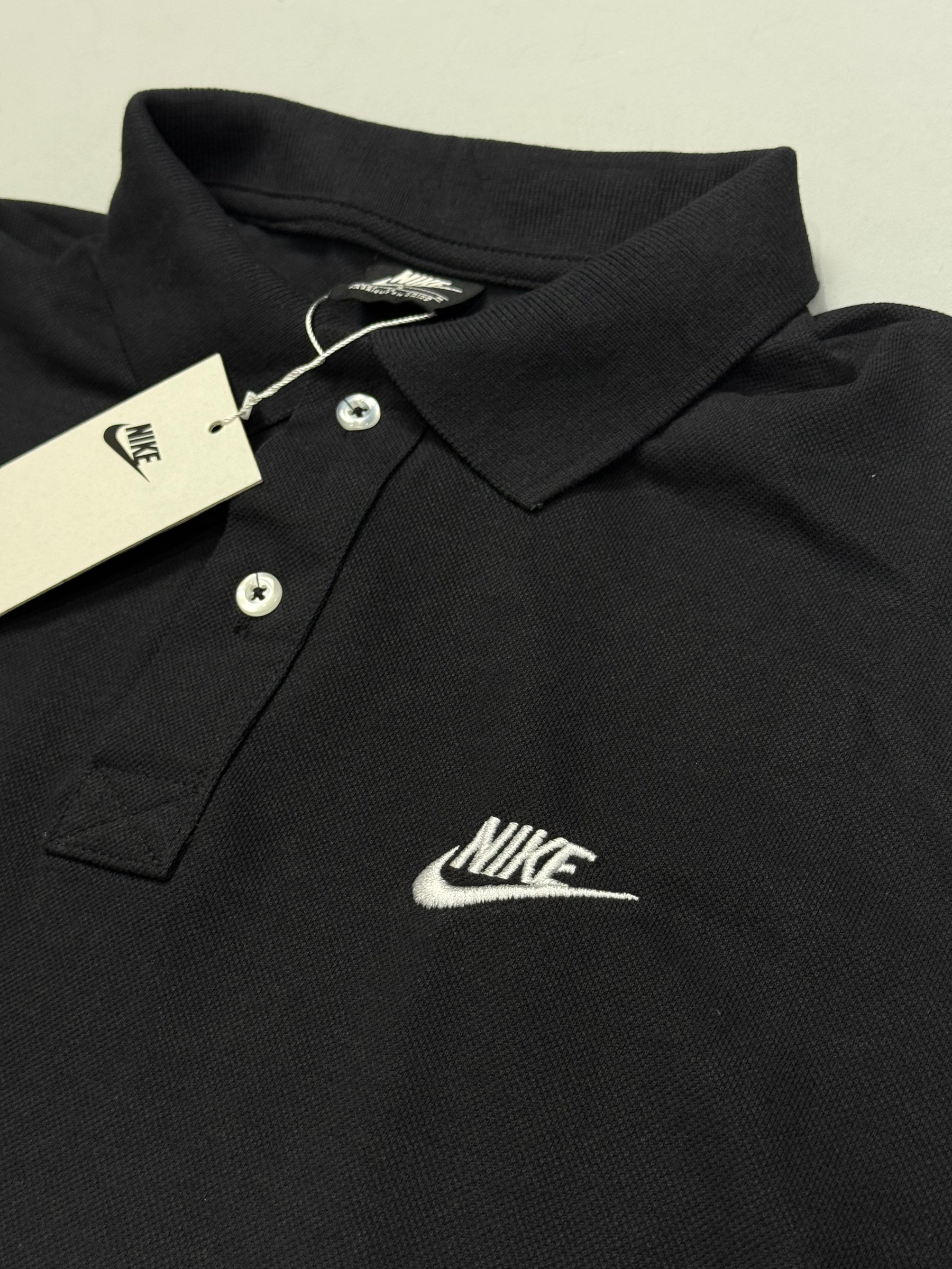 CAMISETA GOLA POLO NK SPORTWEAR - PRETA