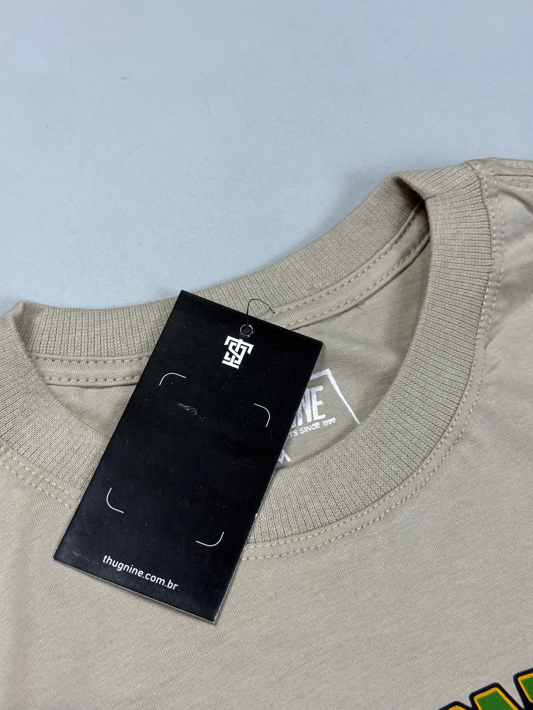 CAMISETA THUG9 STREETWEAR - BEGE