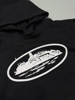 CONJUNTO MOLETOM CORTEIZ ALCATRAZ - BLACK WHITE