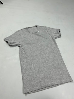 CAMISETA CANELADA -  CINZA