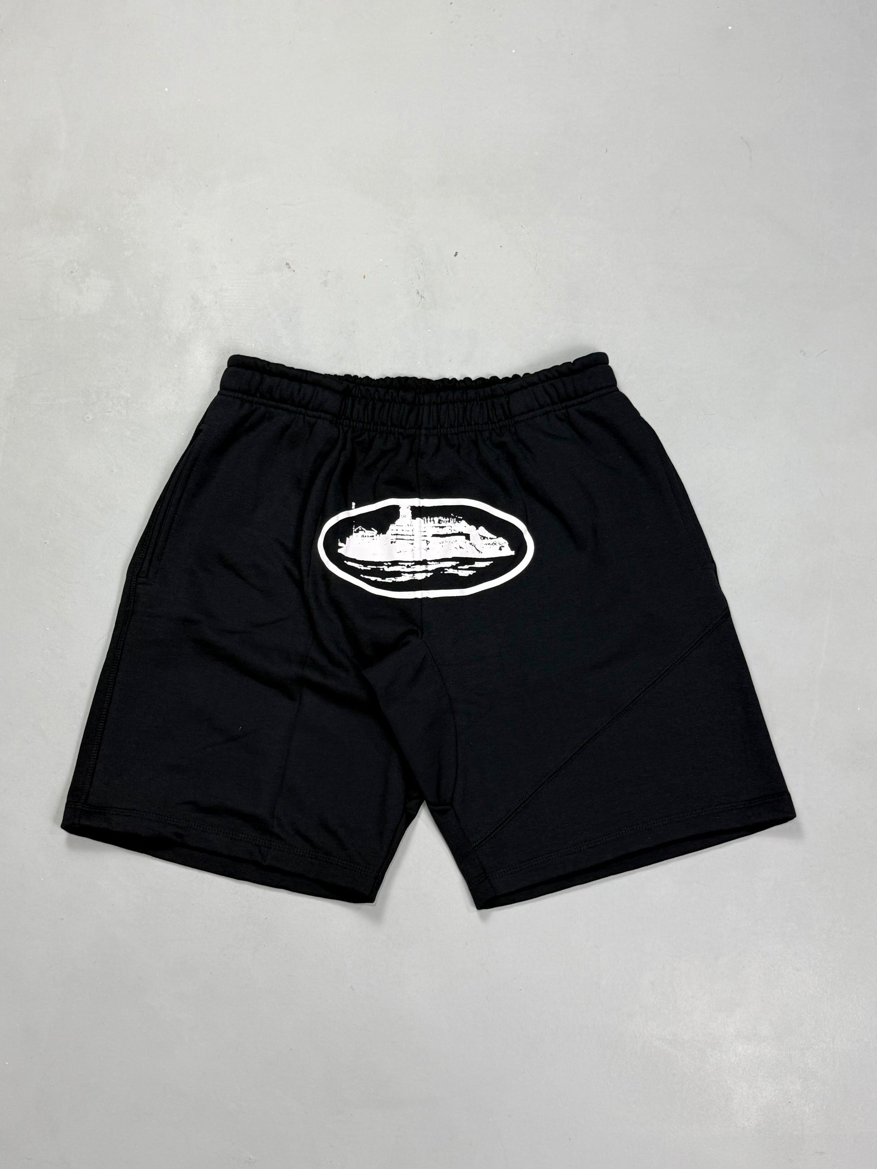 CONJUNTO MOLETOM CORTEIZ ALCATRAZ - BLACK WHITE