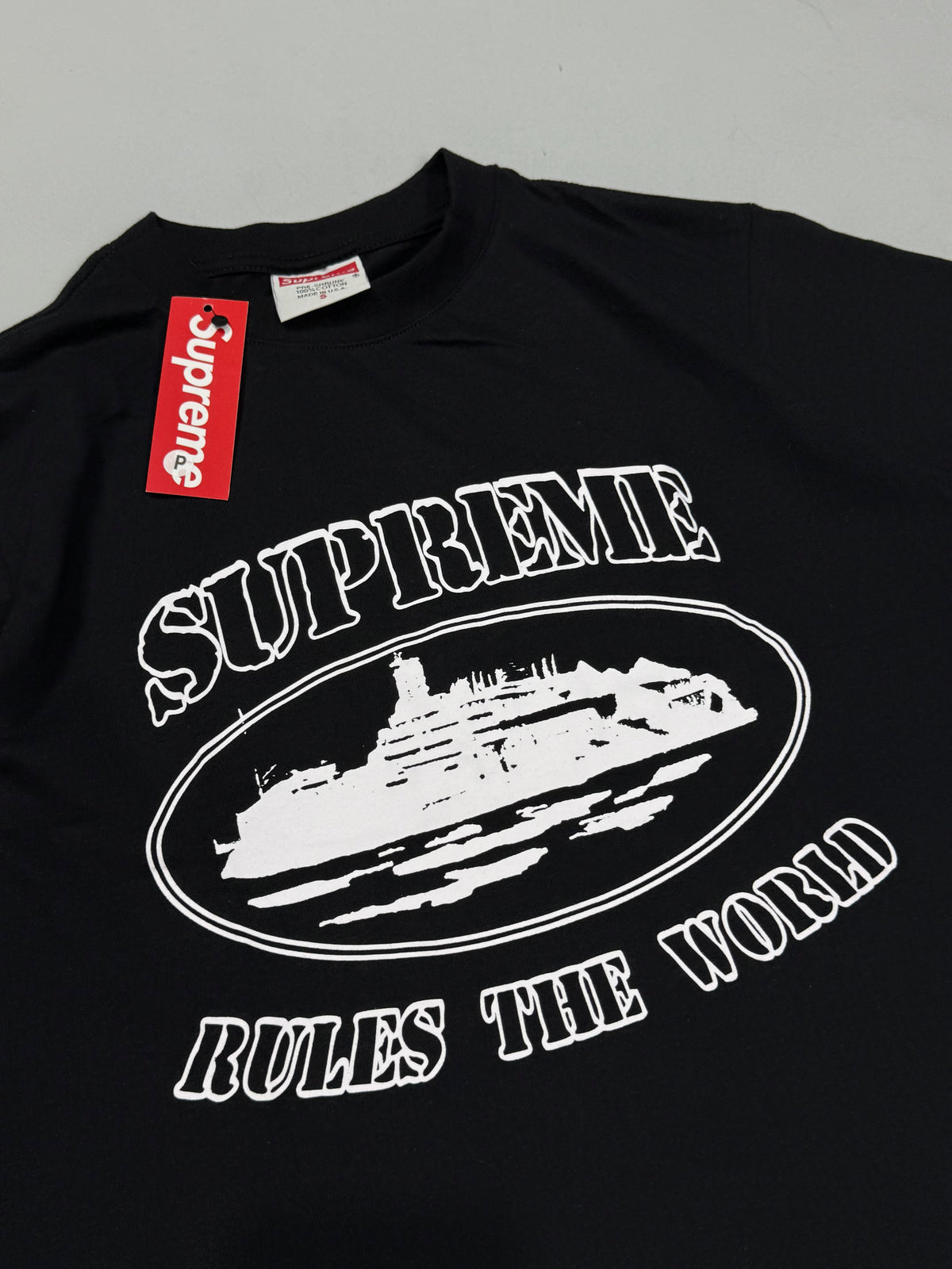 CAMISETA SUPREME RULES THE WORLD