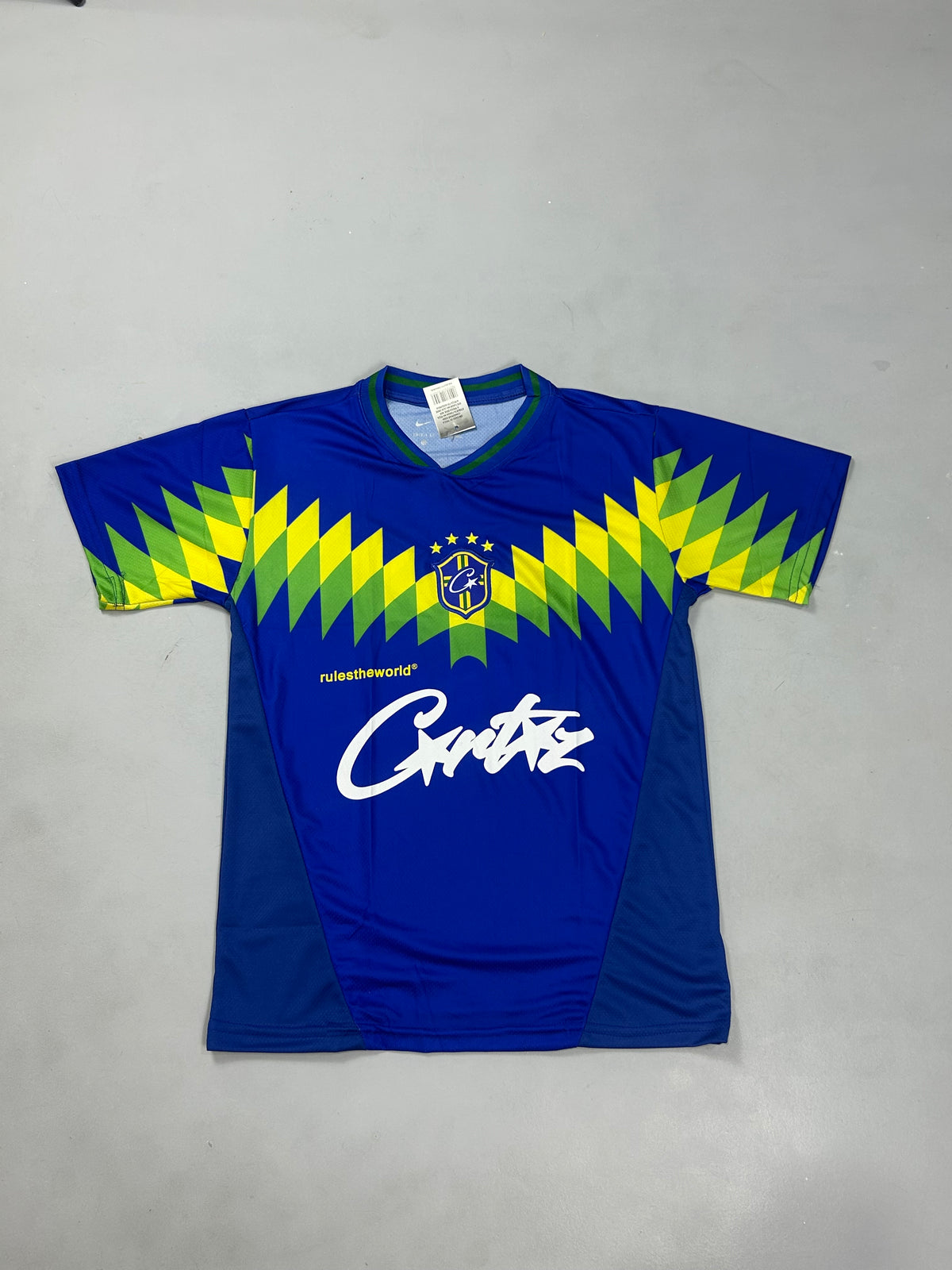 CAMISETA CORTEIZ FUTEBOL BR - AZUL