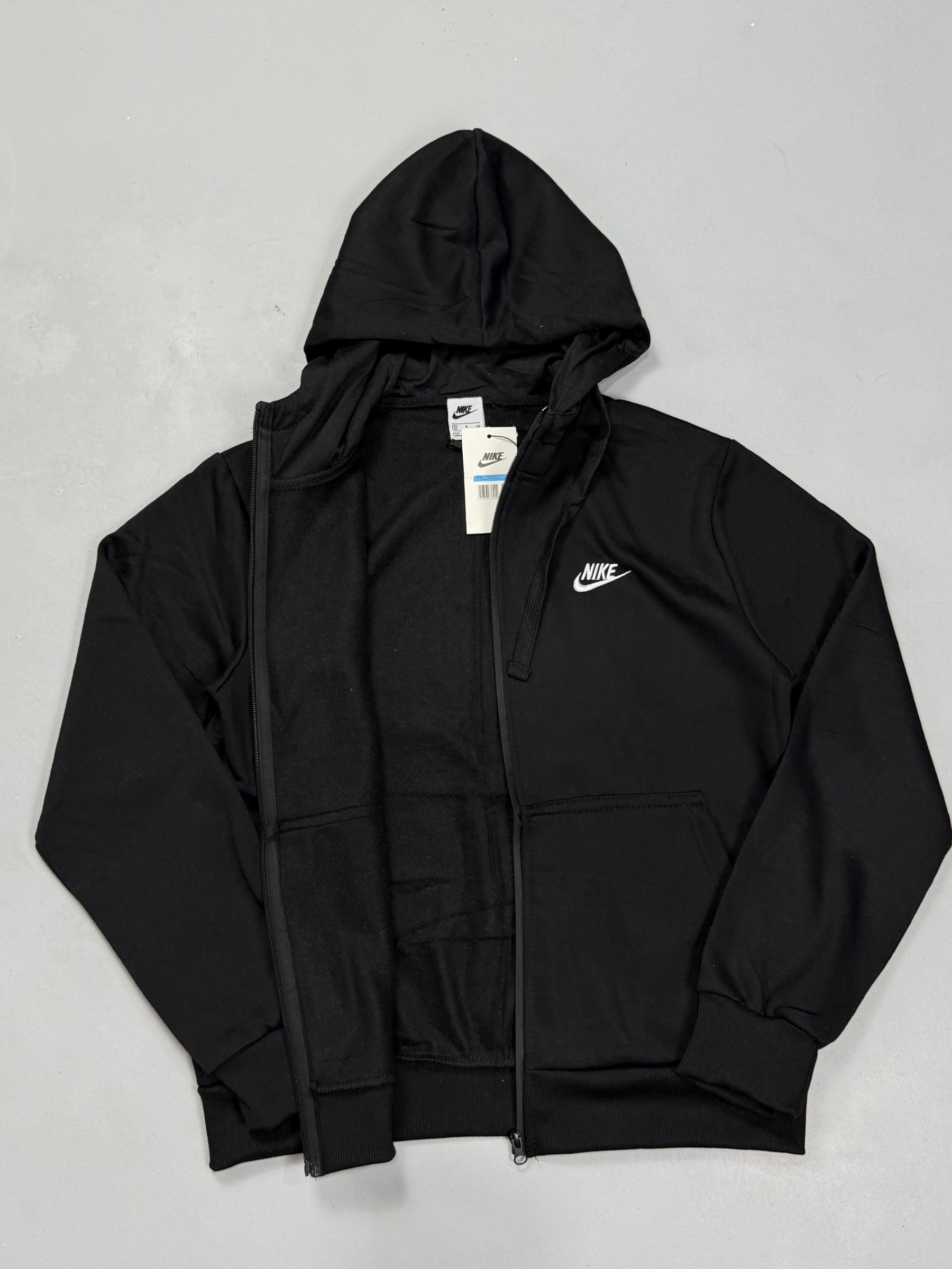 MOLETOM NK CLUB C/ ZÍPER - BLACK