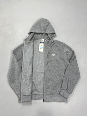 MOLETOM NK CLUB C/ ZÍPER - CINZA