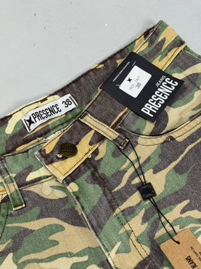 CALÇA BAGGY JEANS PRESENCE - CAMUFLADA