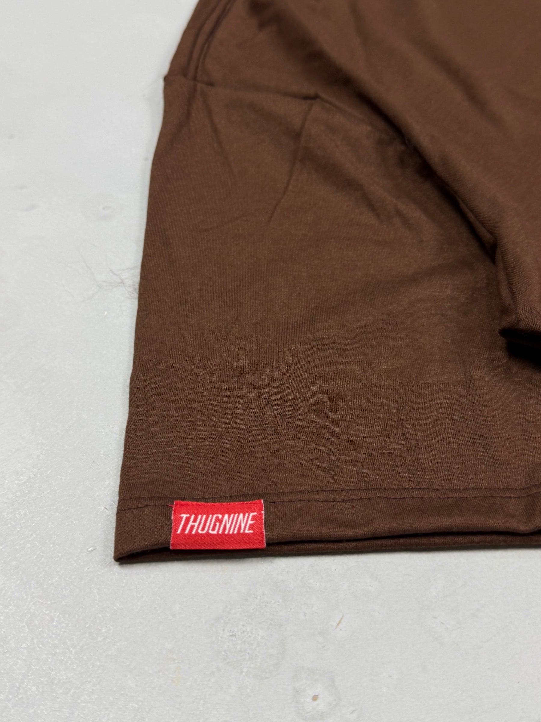 CAMISETA THUG9 STREETWEAR BROWN