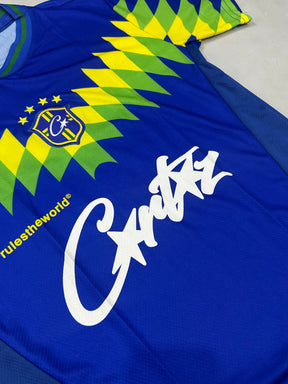 CAMISETA CORTEIZ FUTEBOL BR - AZUL