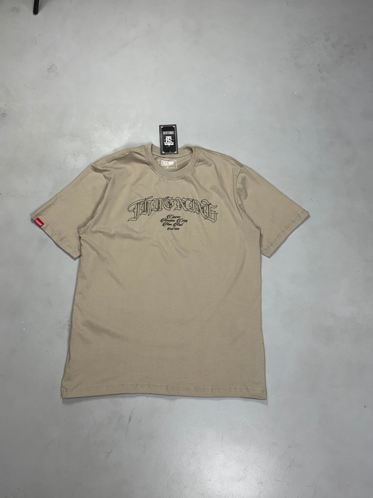 CAMISETA THUG9 STREETWEAR - BEGE