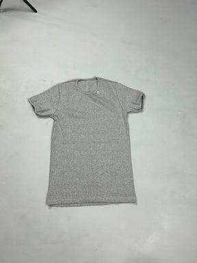 CAMISETA CANELADA -  CINZA