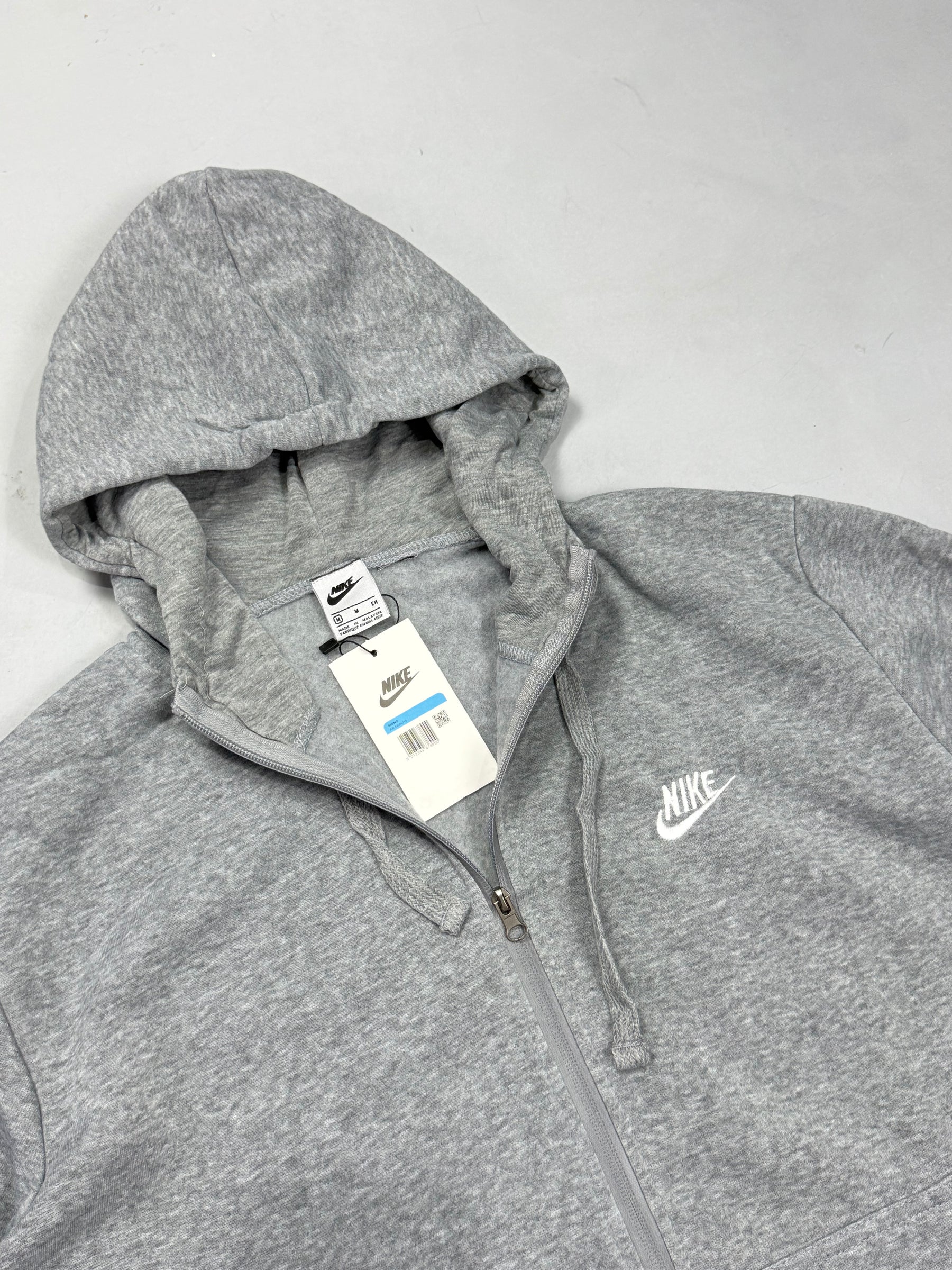 MOLETOM NK CLUB C/ ZÍPER - CINZA