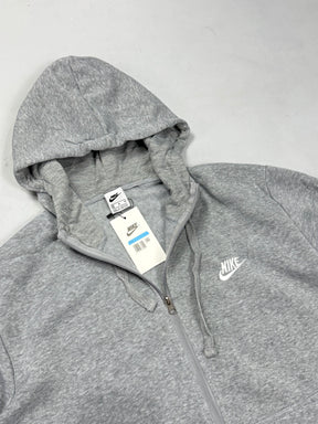 MOLETOM NK CLUB C/ ZÍPER - CINZA