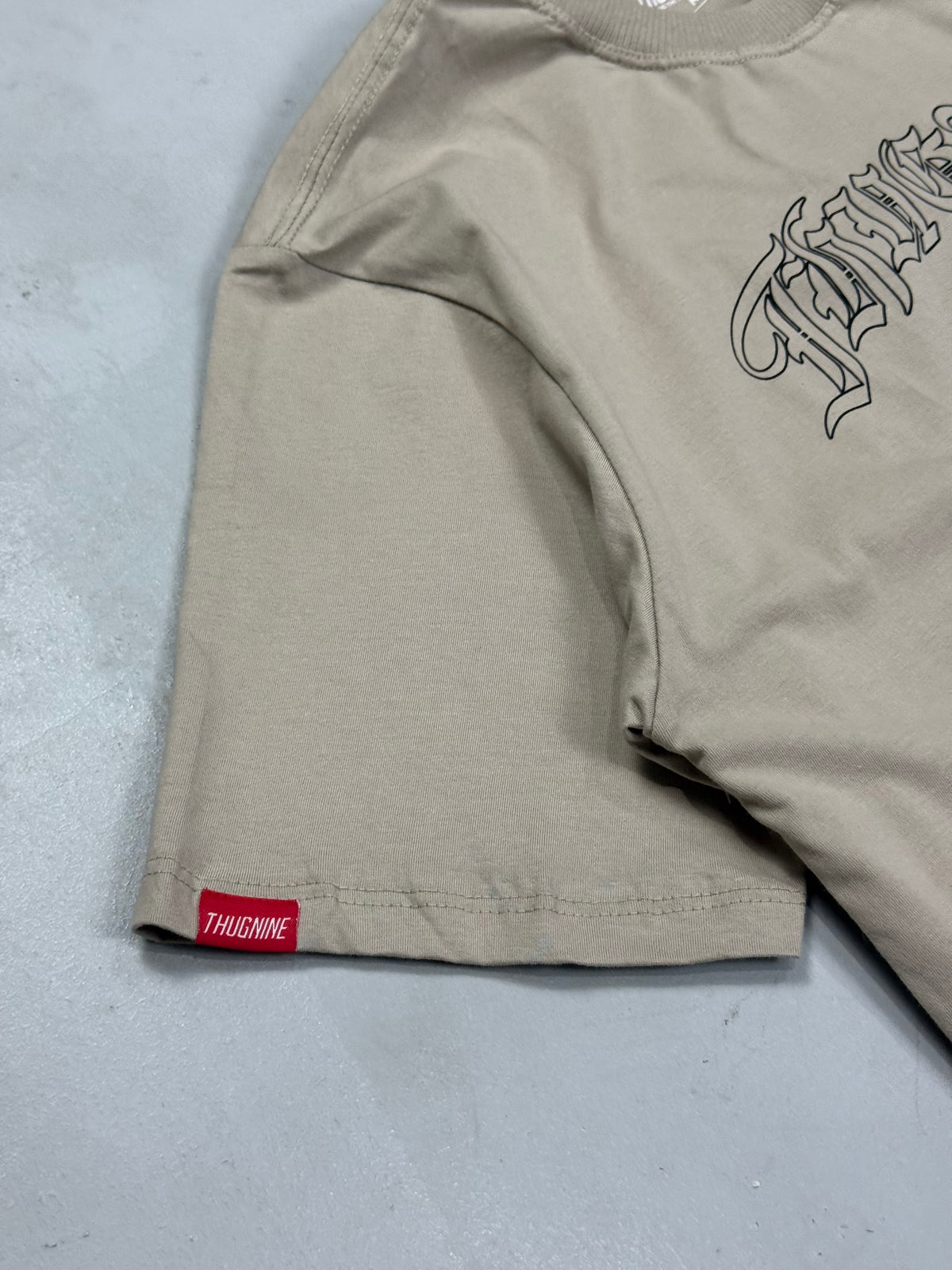 CAMISETA THUG9 STREETWEAR - BEGE