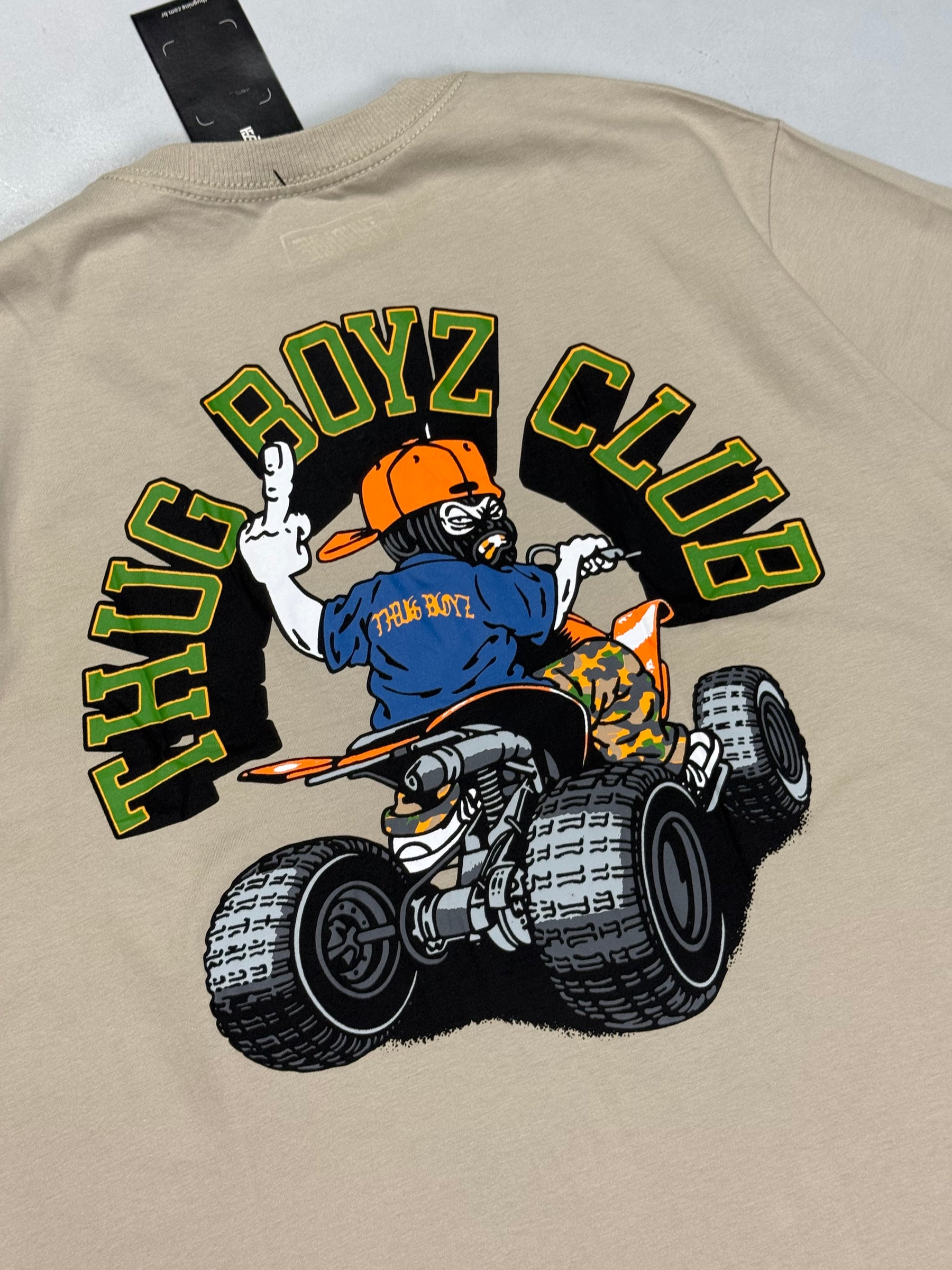 CAMISETA THUG9 STREETWEAR - BEGE