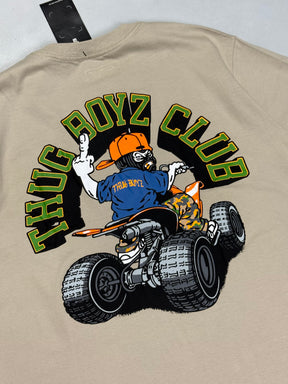 CAMISETA THUG9 STREETWEAR - BEGE