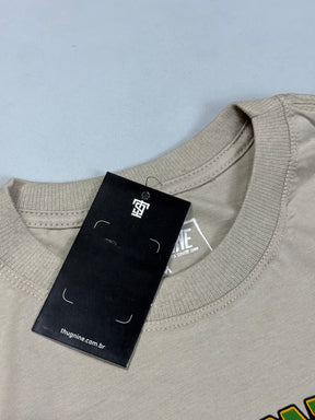 CAMISETA THUG9 STREETWEAR - BEGE