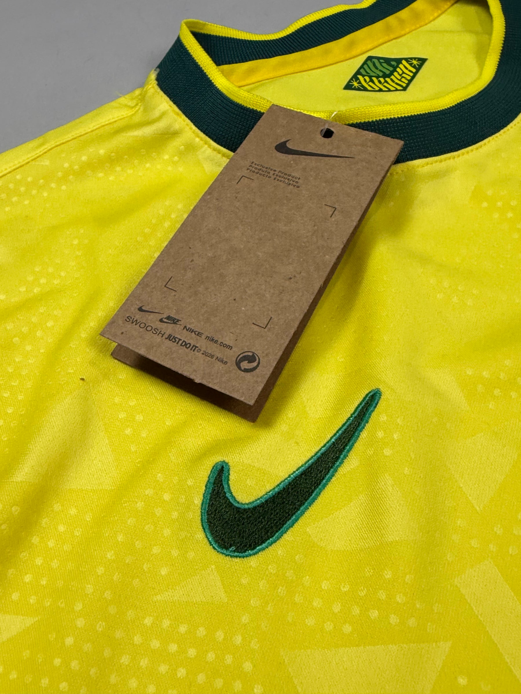 CAMISETA SELEÇÃO BRASILEIRA AMARELA 2026 - NACIONAL PREMIUM