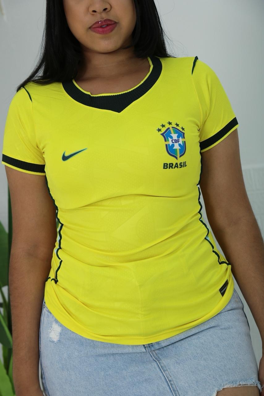 CAMISETA FEMININA SELEÇÃO BRASILEIRA 2026 - JOGADOR BABYLOOK
