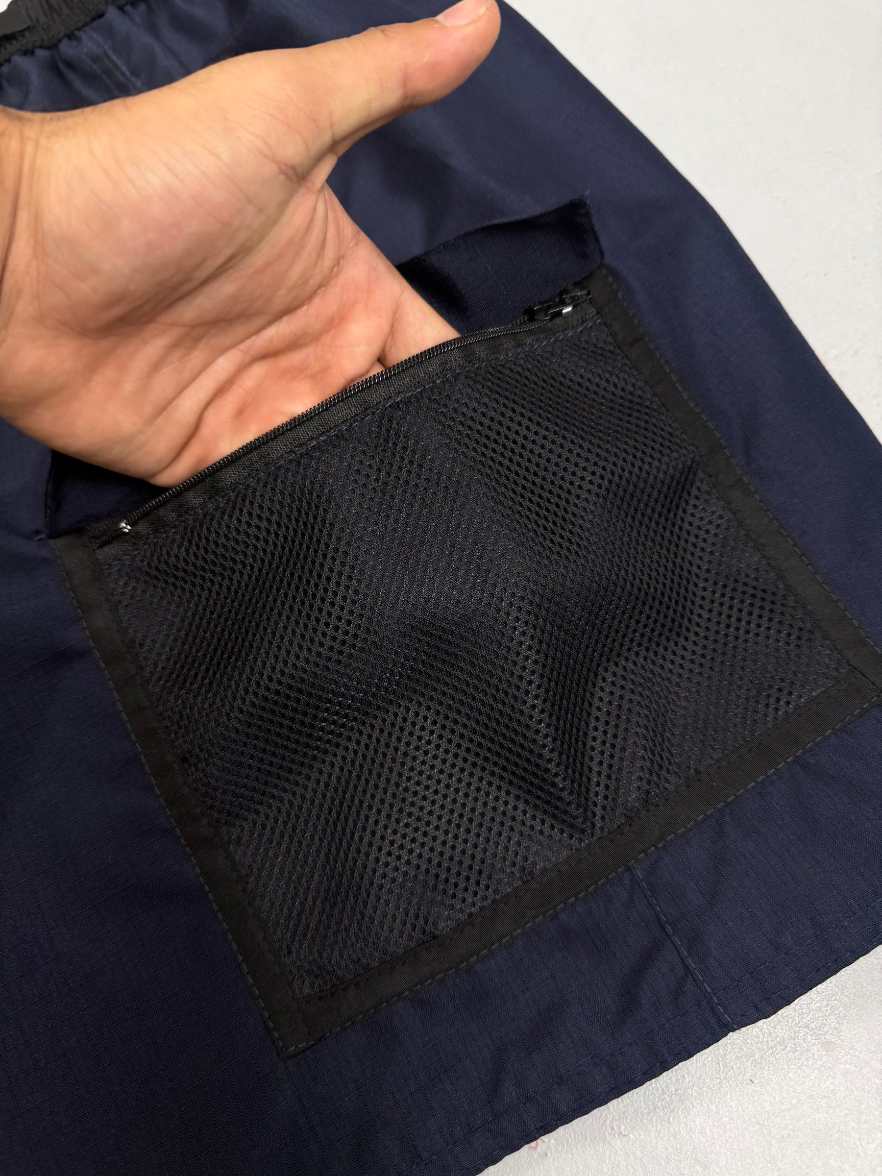 BERMUDA HG CARGO TELA - AZUL MARINHO