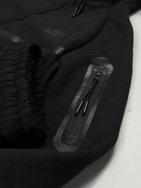 CONJUNTO NK TECH FLEECE - BLACK