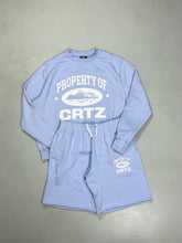 CONJUNTO CORTEIZ MOLETOM PROPERTY - BABY BLUE