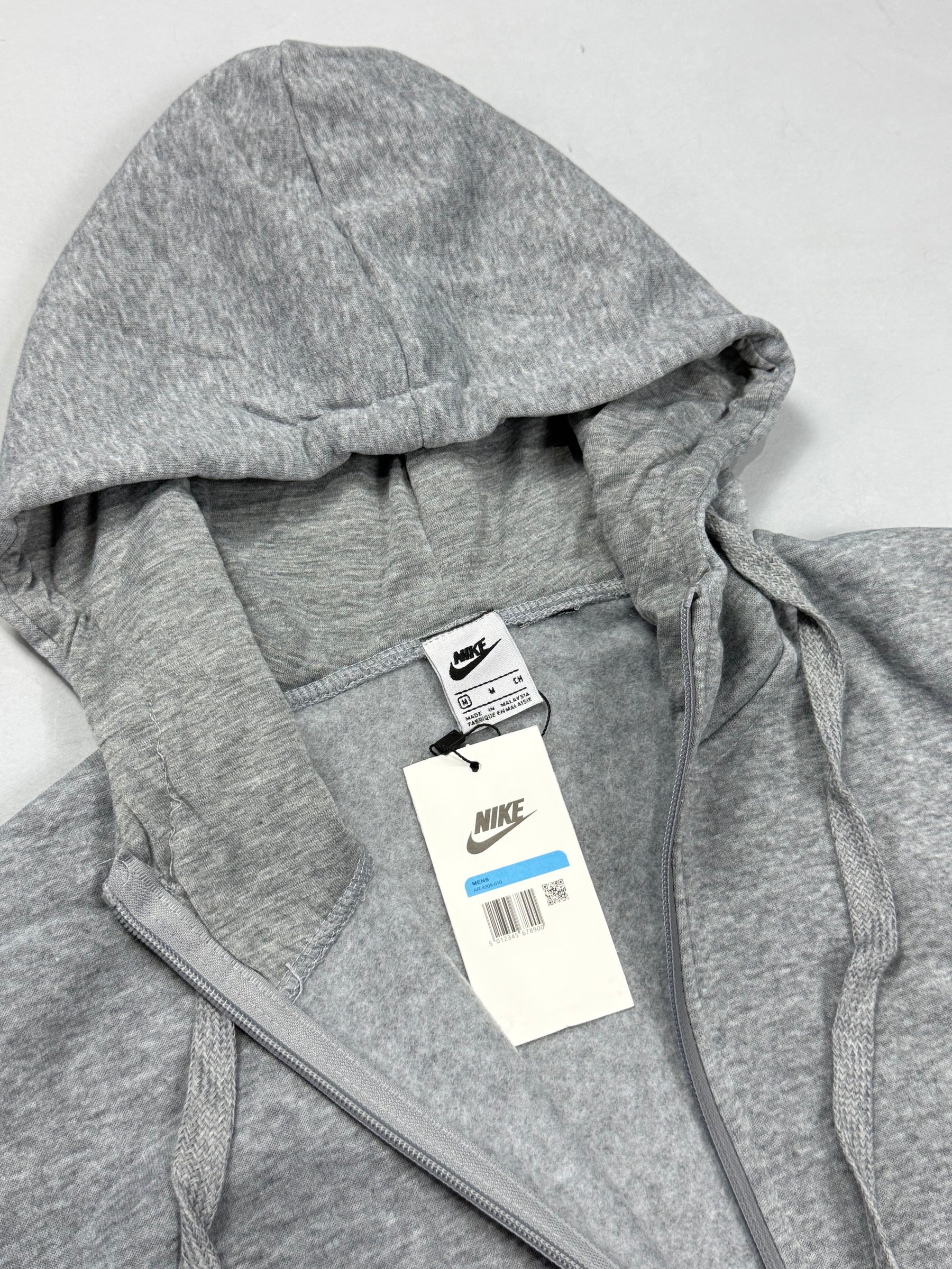 MOLETOM NK CLUB C/ ZÍPER - CINZA