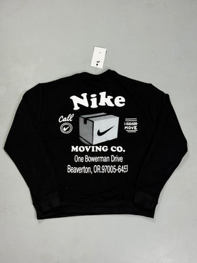 CASACO MOLETOM CARECA NK MOVING - PRETO