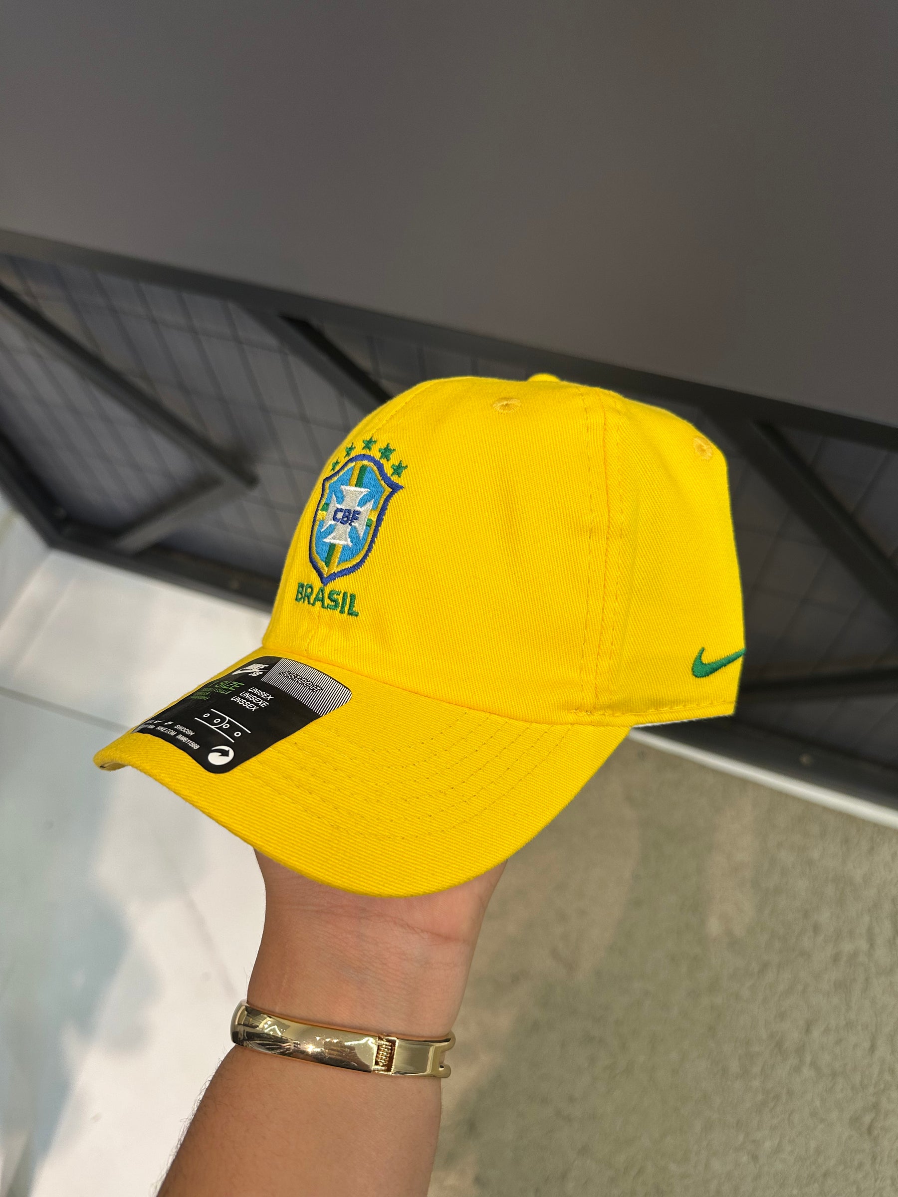 BONÉ DA SELEÇÃO- AMARELO