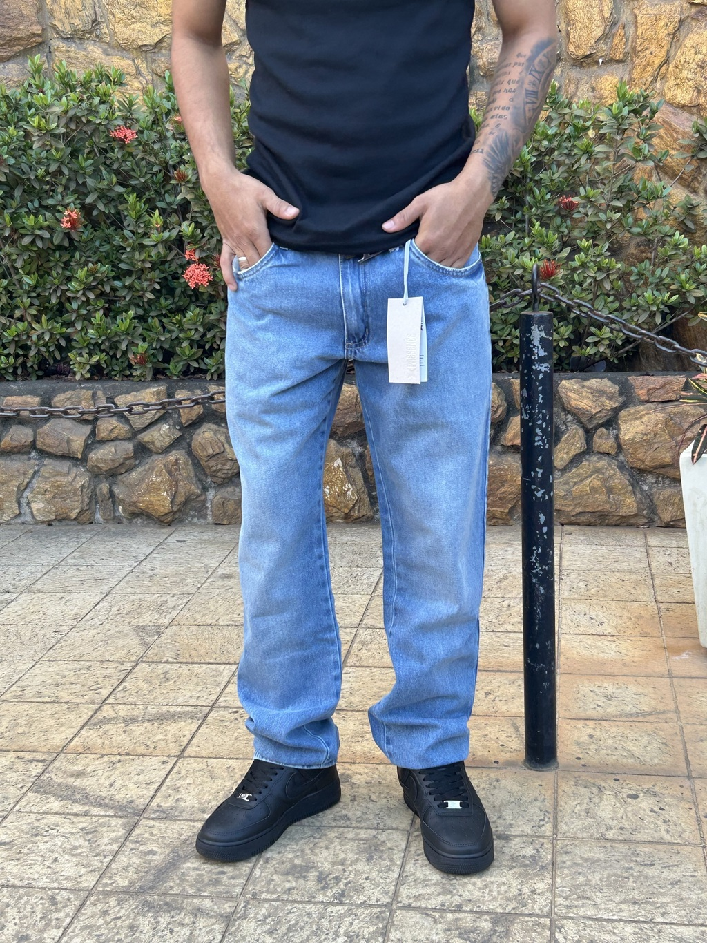 CALÇA PRESENCE JEANS RETA BLUE