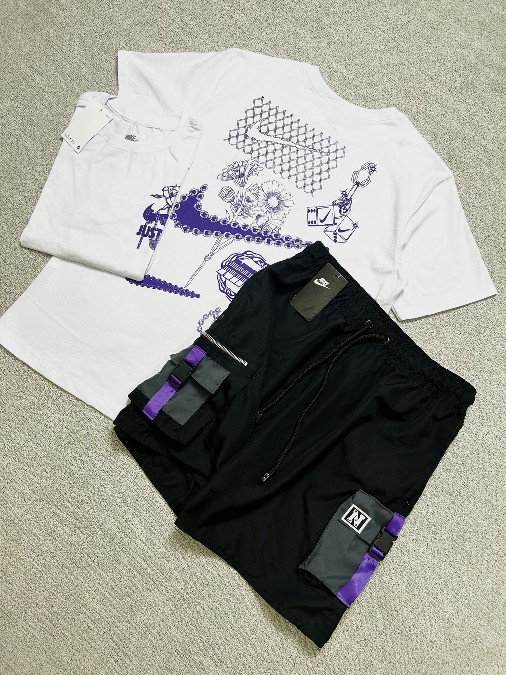 KIT CAMISETA FLOWEAS + BERMUDA RX CARGO