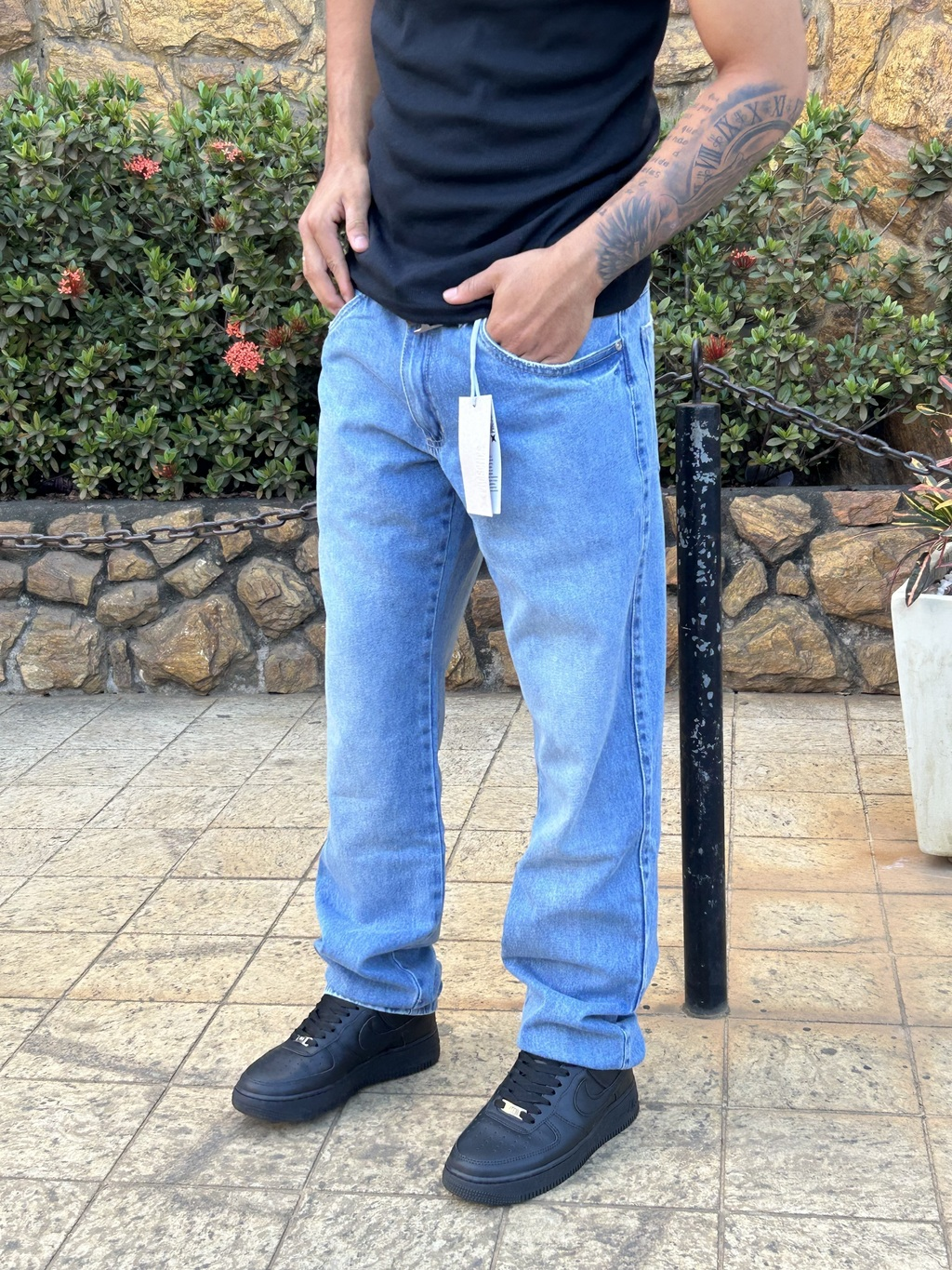 CALÇA PRESENCE JEANS RETA BLUE