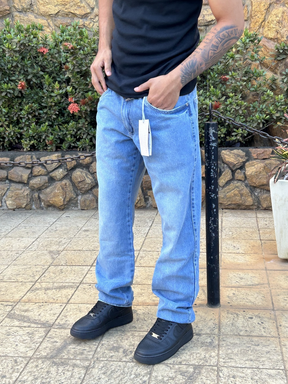 CALÇA PRESENCE JEANS RETA BLUE