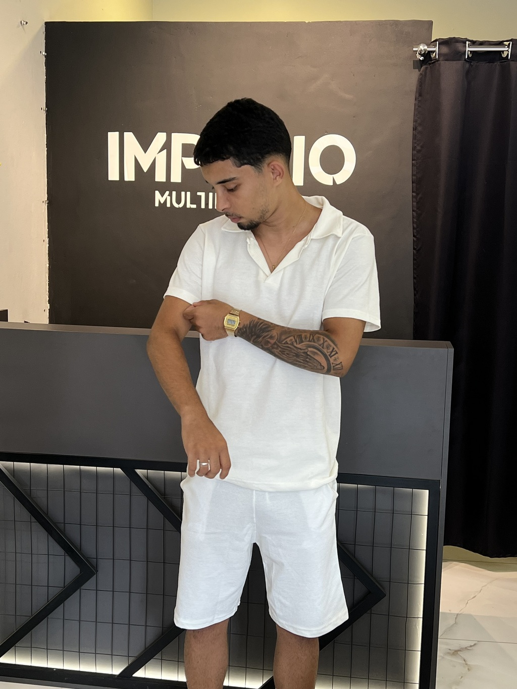 CONJUNTO ZARA TEXTURIZADO