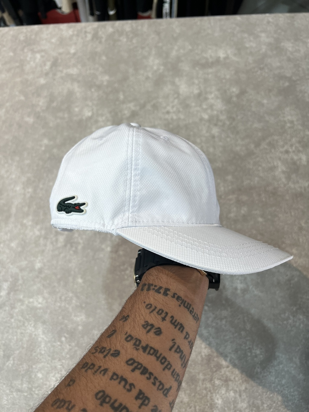 Boné Lacoste Sport 23/24 Branco