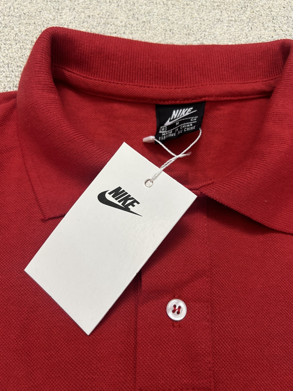 CAMISETA GOLA POLO NK VERMELHA