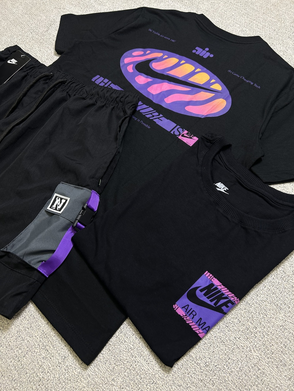 KIT CAMISETA NK FUTURE + BERMUDA NOCTA