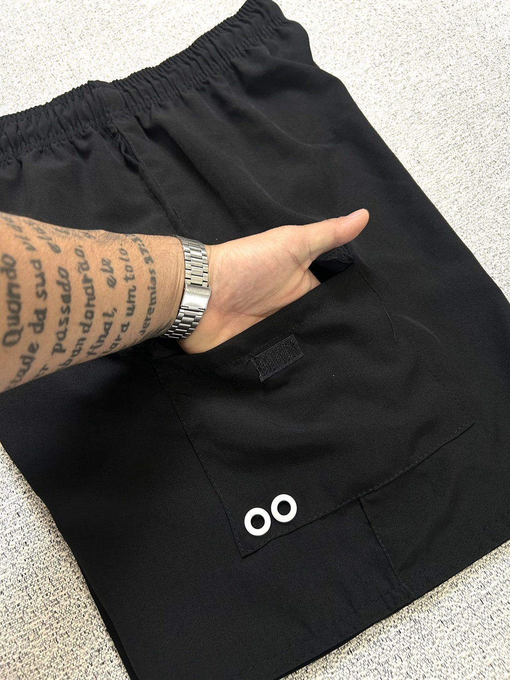 BERMUDA NK CARGO ALL BLACK