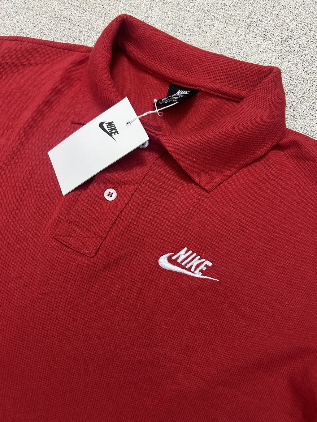 CAMISETA GOLA POLO NK VERMELHA
