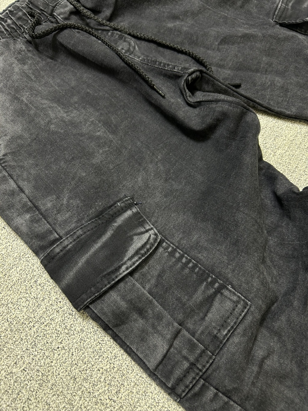 CALÇA CARGO ESTONADA