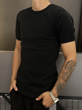CAMISETA CANELADA BLACK