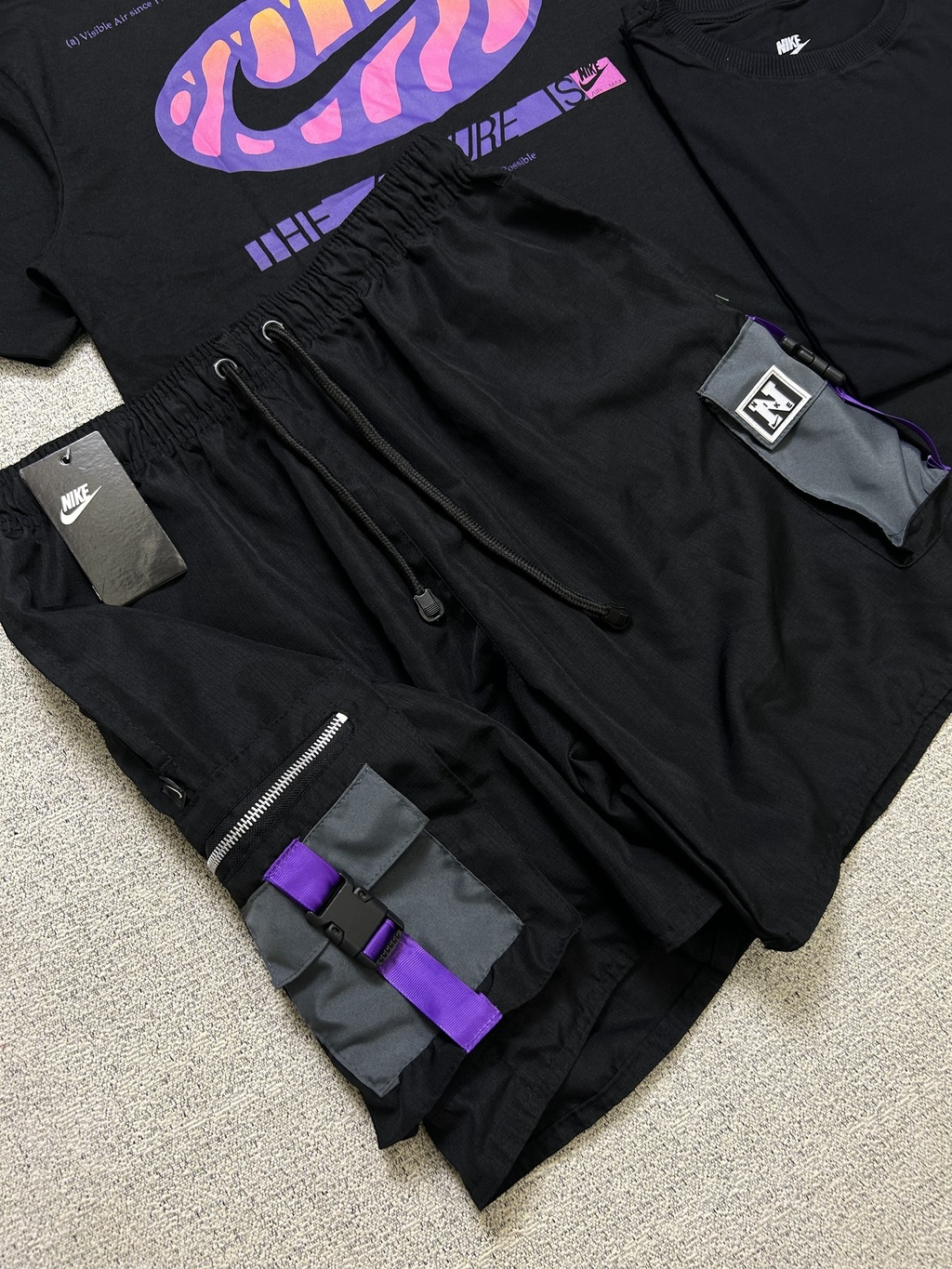 KIT CAMISETA NK FUTURE + BERMUDA NOCTA