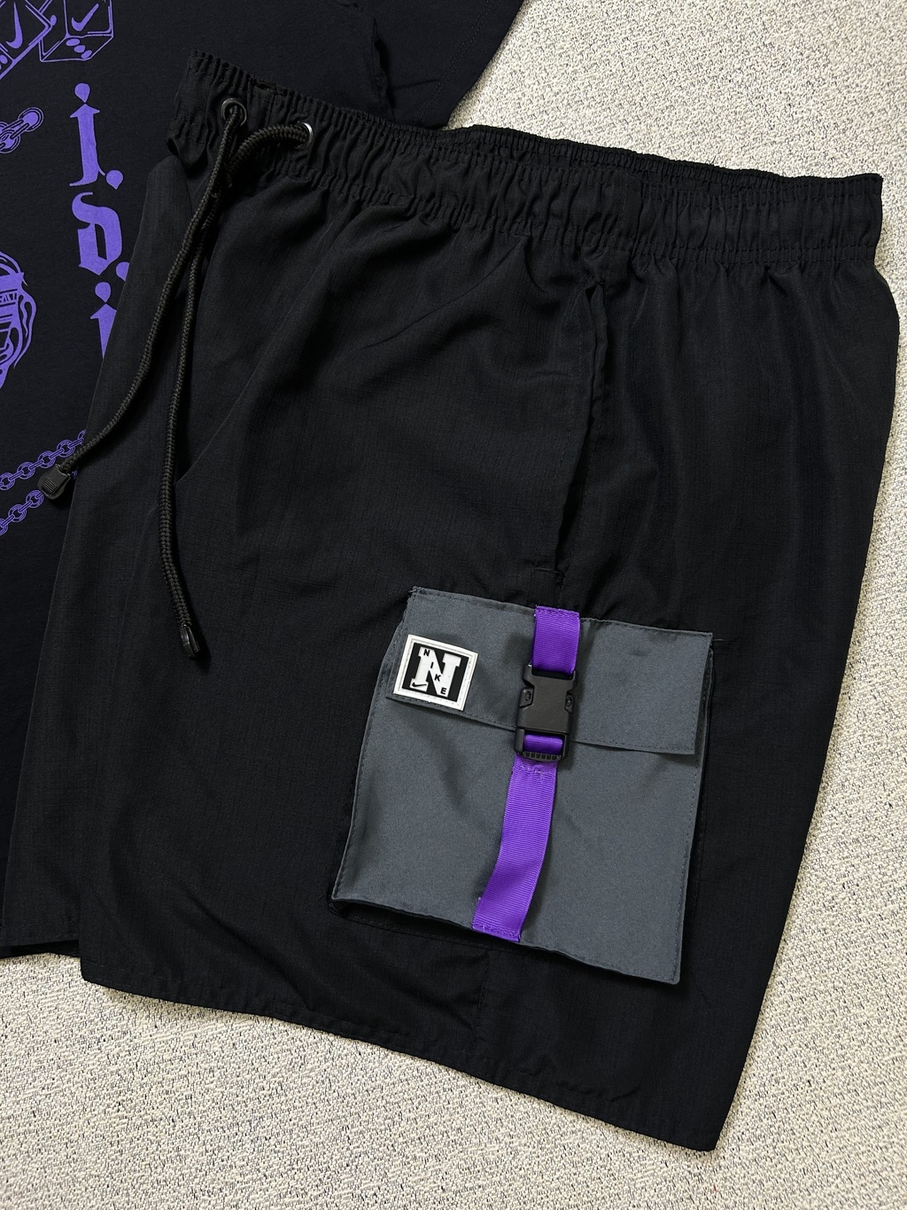 KIT CAMISETA NK FLOWEARS + BERMUDA NK CARGO RX